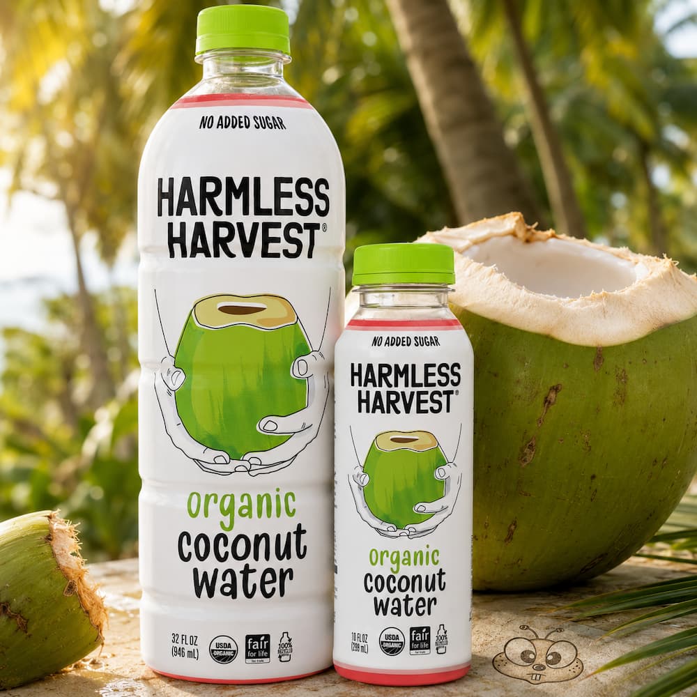 Harmless Harvest Organic Coconut Water Group Picture