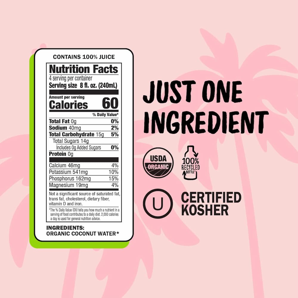 Harmless Harvest Organic Coconut Water Ingredient List