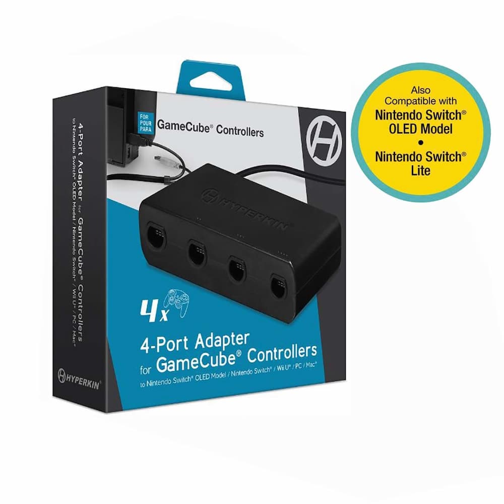 Hyperkin 4-Port Controller Adapter Packaging