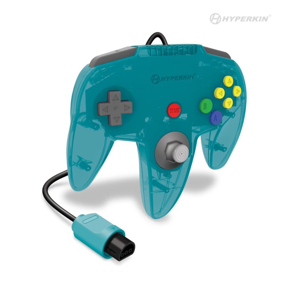 Hyperkin Captain Premium N64 Controller Turquoise Controller