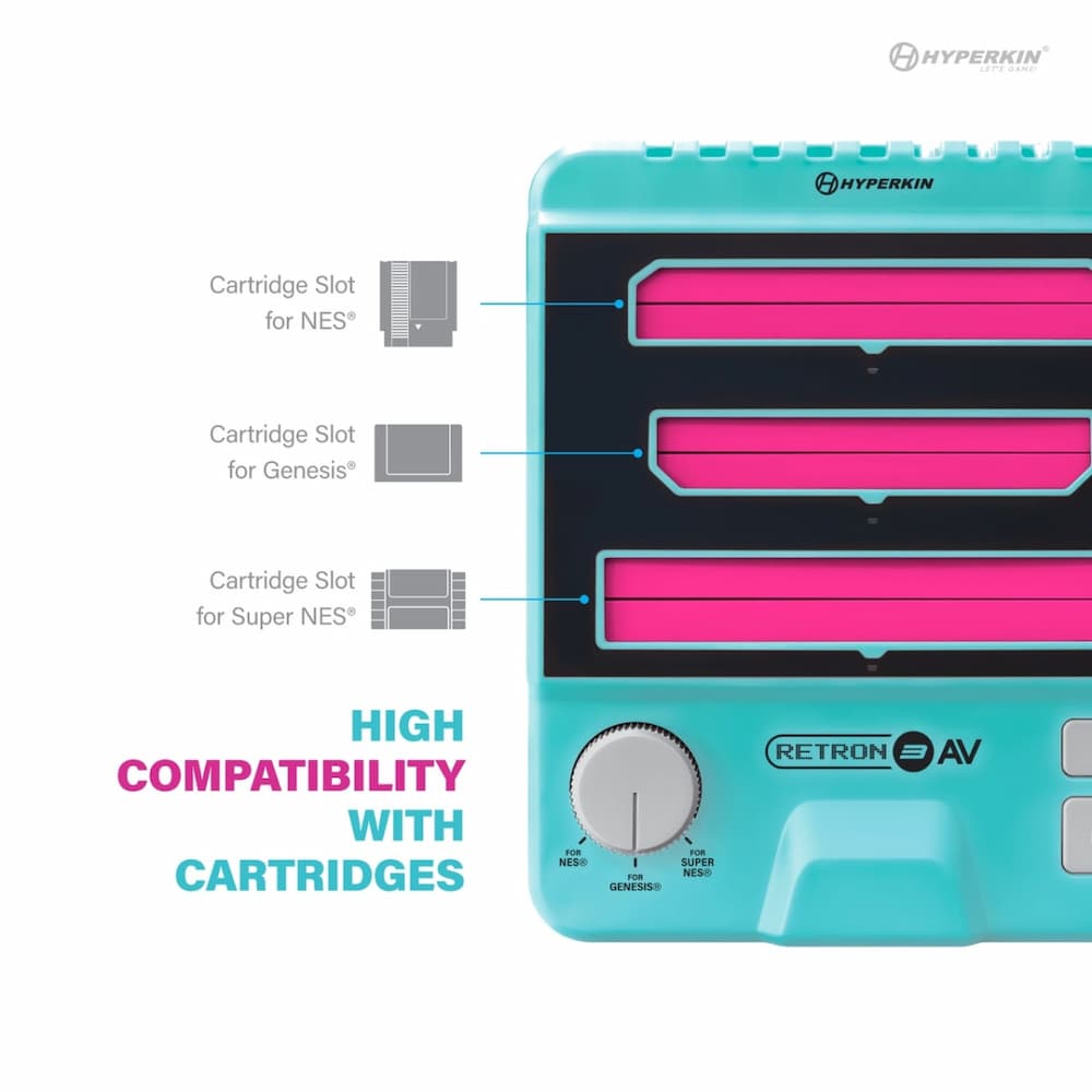 Hyperkin RetroN 3 AV Gaming Console Hyper Beach Cartridge