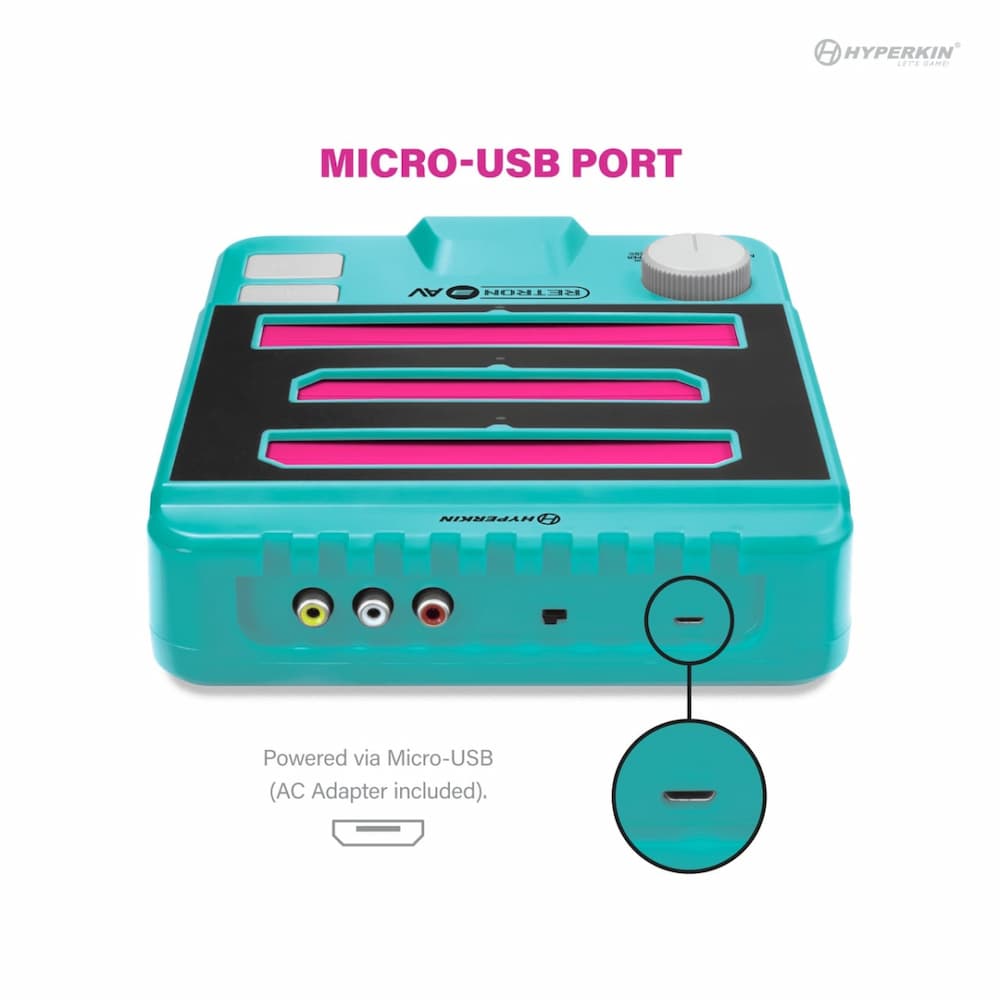 Hyperkin RetroN 3 AV Gaming Console Hyper Beach USB Port