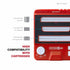 Hyperkin RetroN 3 AV Gaming Console Phantom Red Cartridge