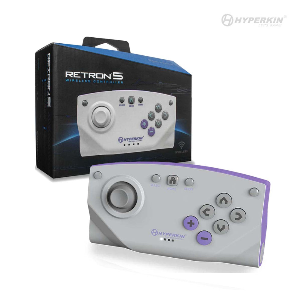 Hyperkin RetroN 5 Bluetooth Wireless Controller Grey Box