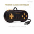 Hyperkin RetroN Sq HD Gaming Console Black Gold Controller 