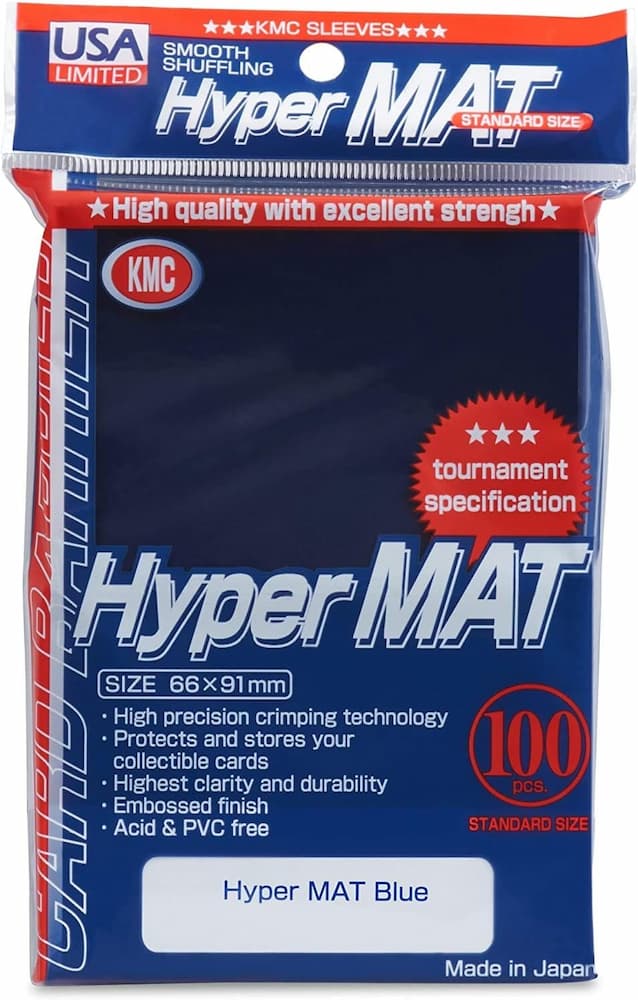 KMC Hyper Mat Blue Standard Size 100 Count
