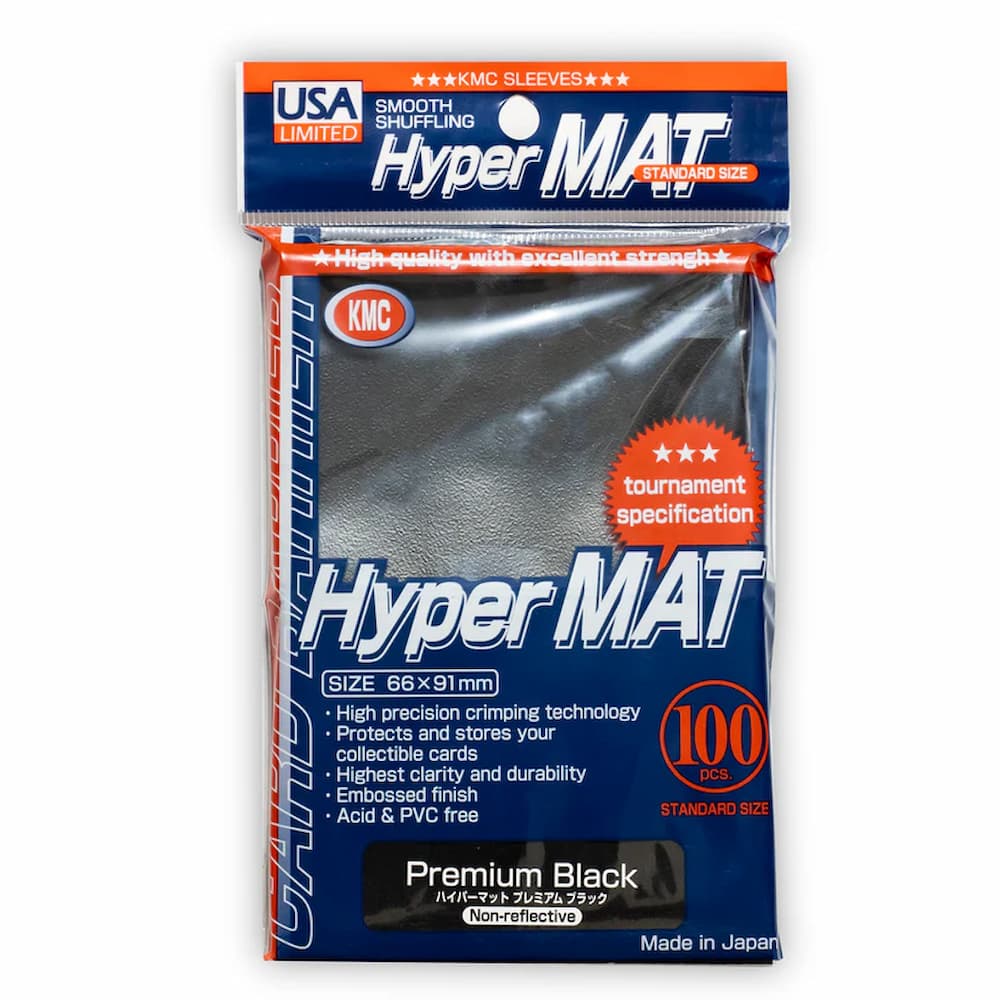KMC Hyper Mat Premium Standard Size Sleeves 100 Count
