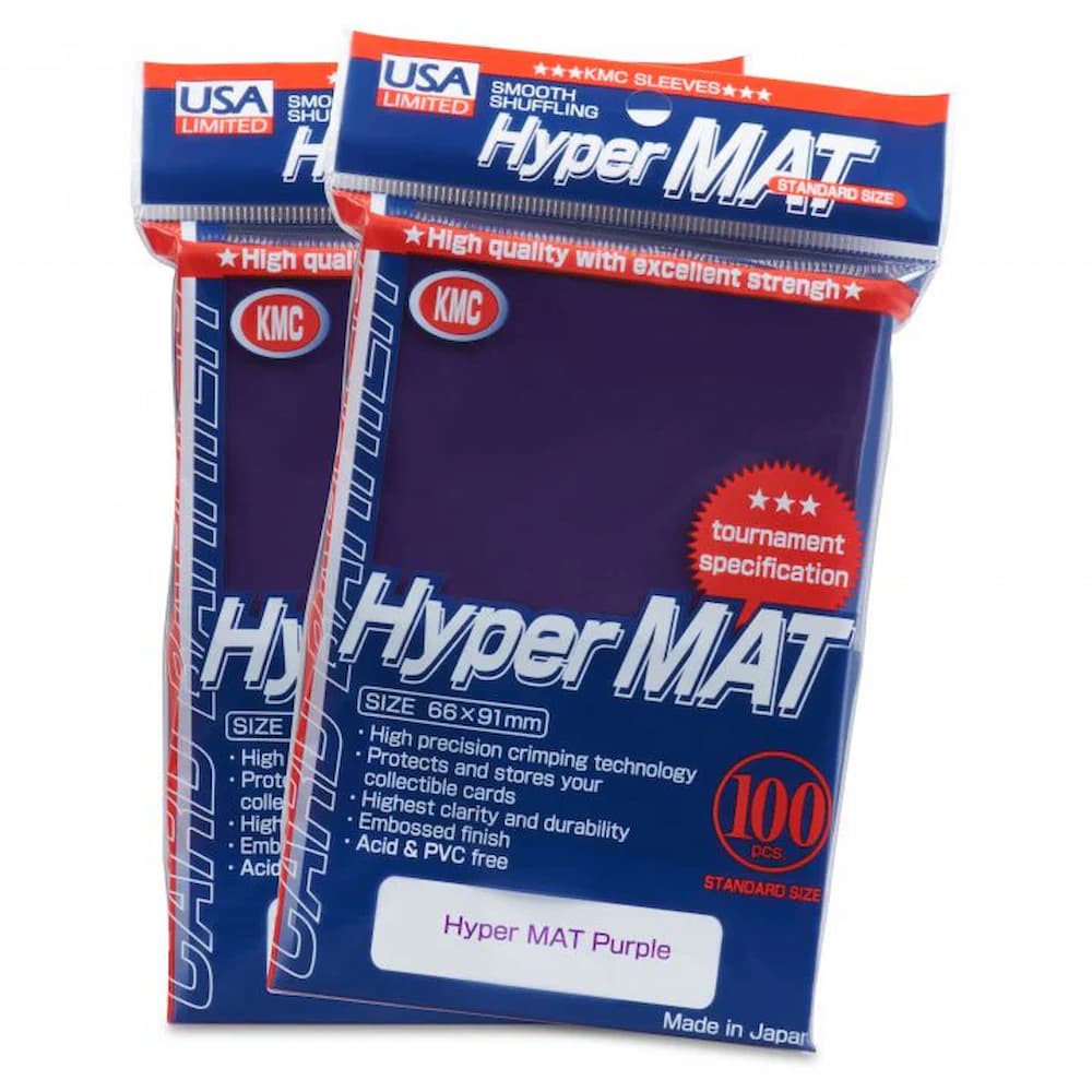 KMC Hyper Mat Purple 100 Count