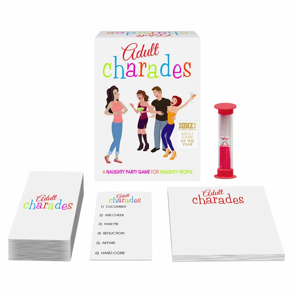 Adult Charades party game with timer and scorepad