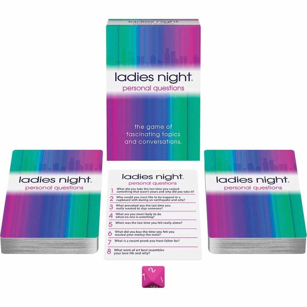 Ladies Night card game with 108 question cards