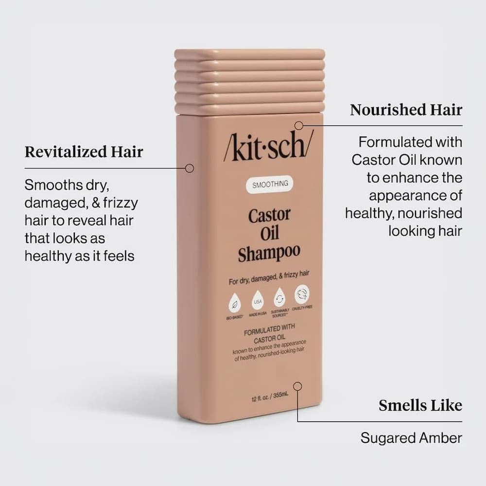 Kitsch Castor Oil Nourishing Shampoo Benefits