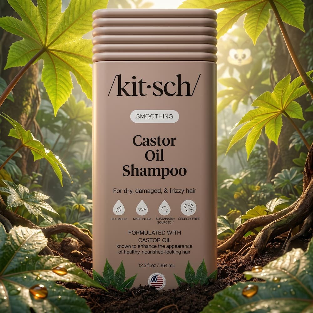 Kitsch Castor Oil Shampoo For Dry Hair