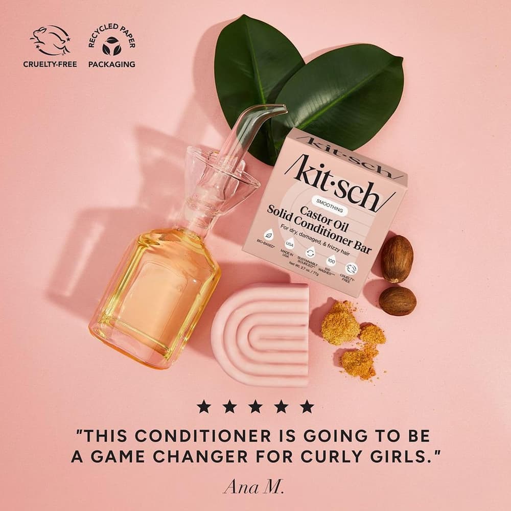Kitsch Castor Oil Solid Conditioner Bar Award Winner