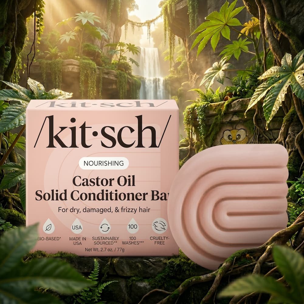 Kitsch Castor Oil Solid Conditioner Bar