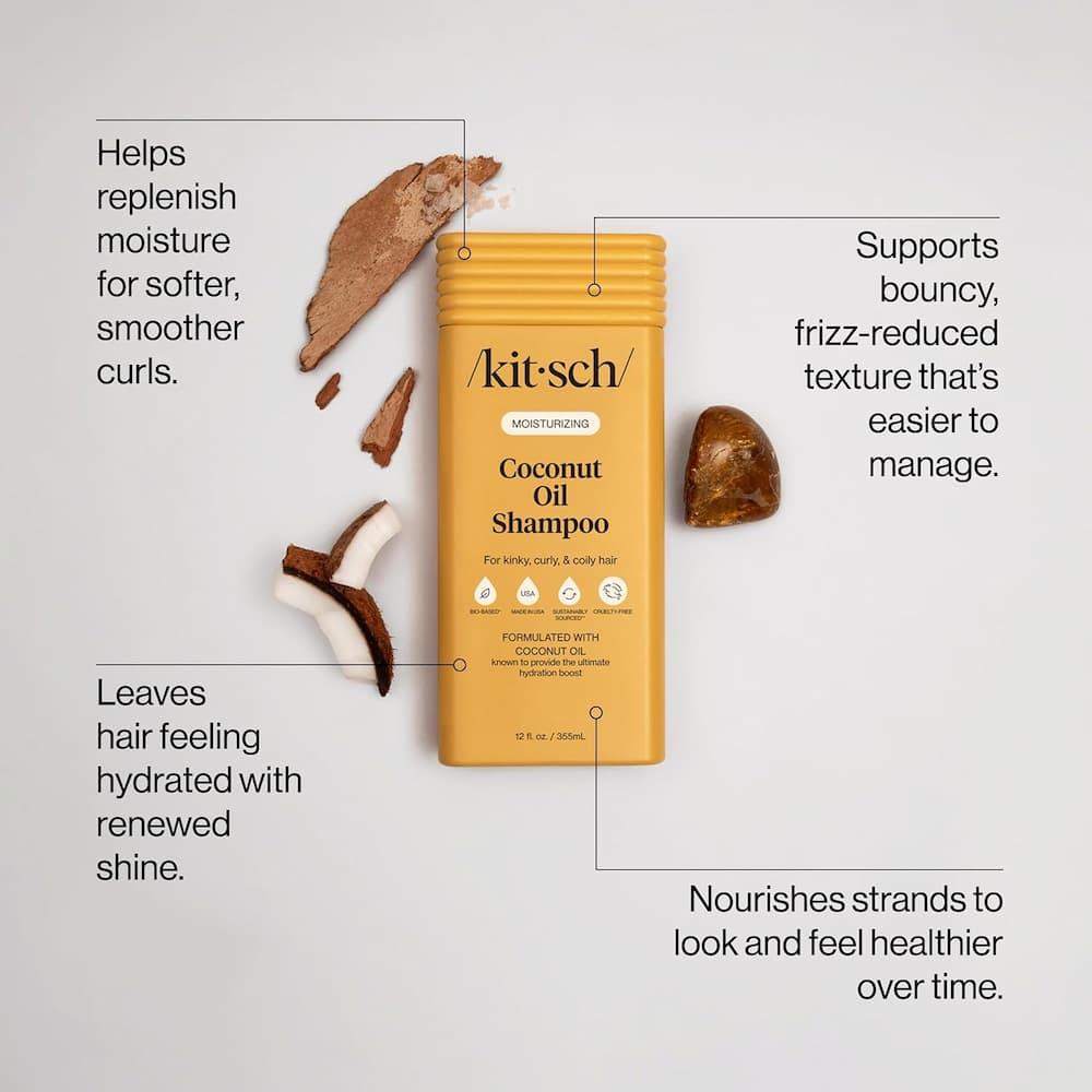 Kitsch Coconut Oil Shampoo Features