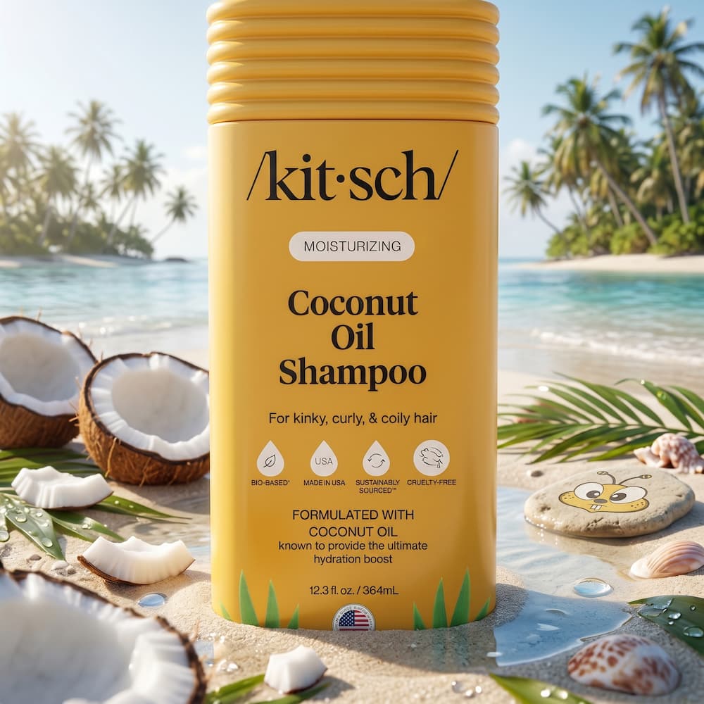 Kitsch Coconut Oil Shampoo For Curly Hair