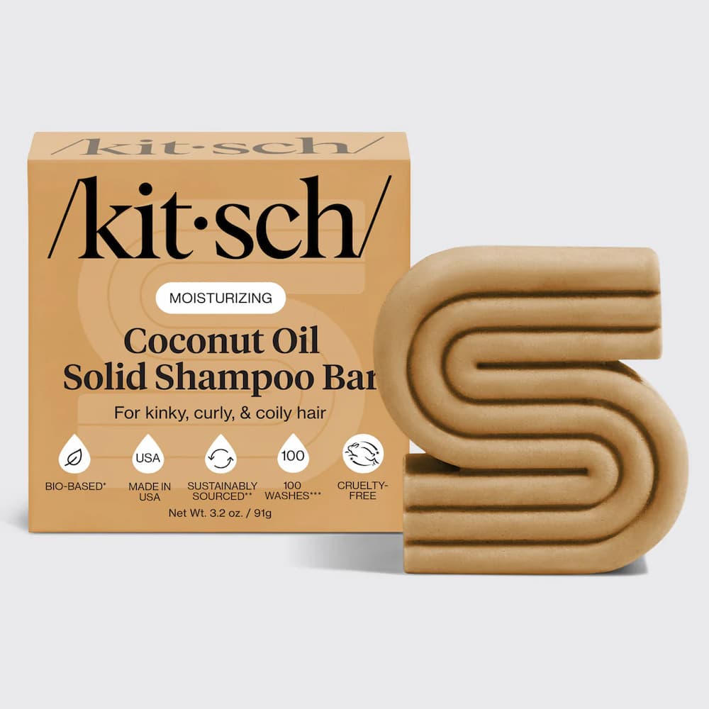 Kitsch Coconut Oil Soild Shampoo Bar Packaging