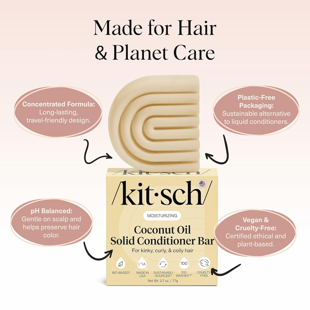 Kitsch Deep Moisturizing Coconut Oil Conditioner Bar How Its Made