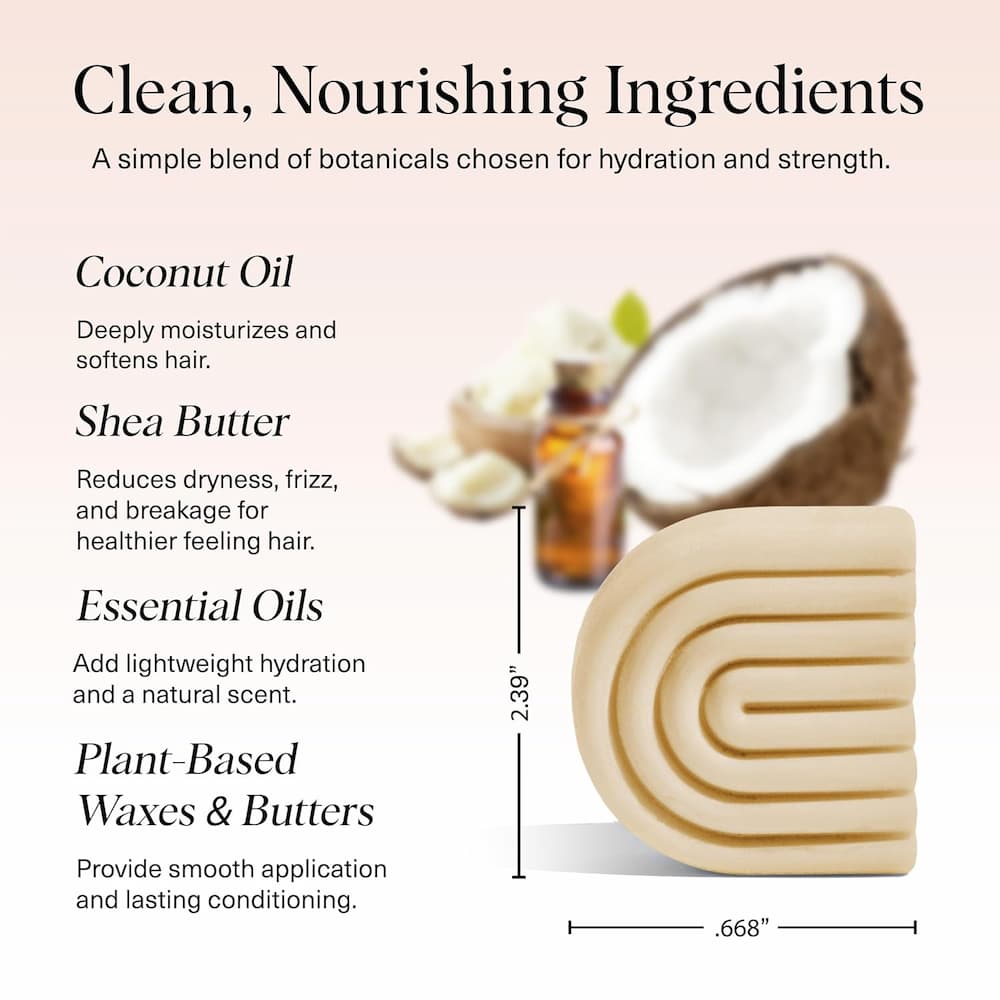 Kitsch Deep Moisturizing Coconut Oil Conditioner Bar Ingredient List