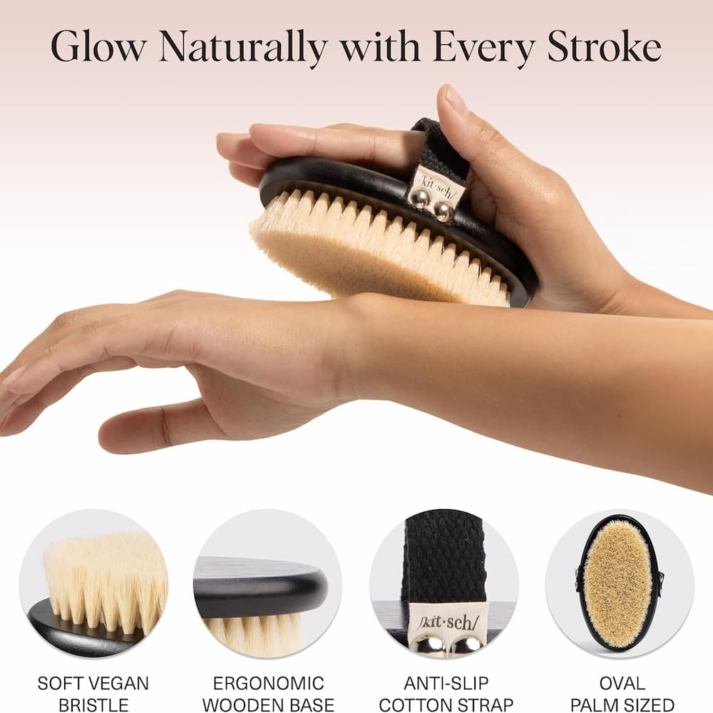 Kitsch Exfoliating Body Dry Brush Anti Slip Graphic