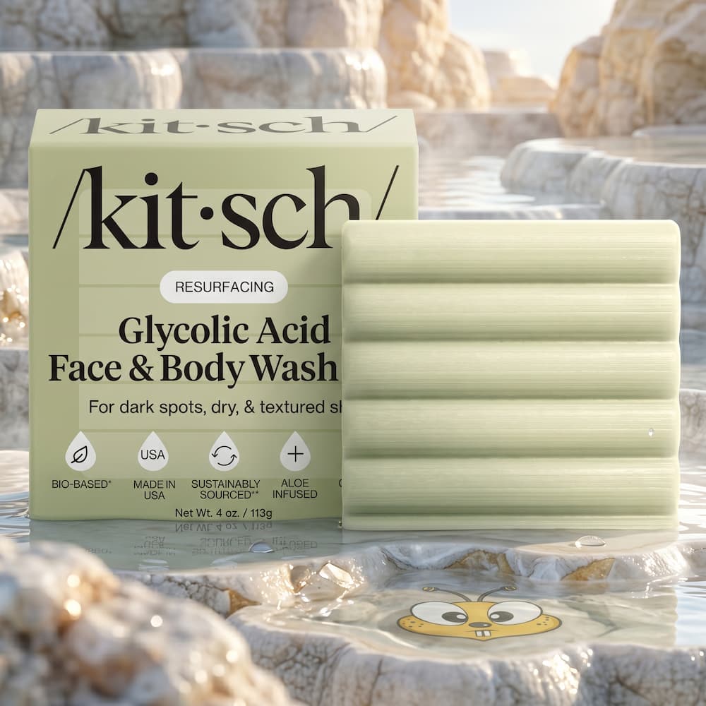 Kitsch Glycolic Acid Face Body Wash