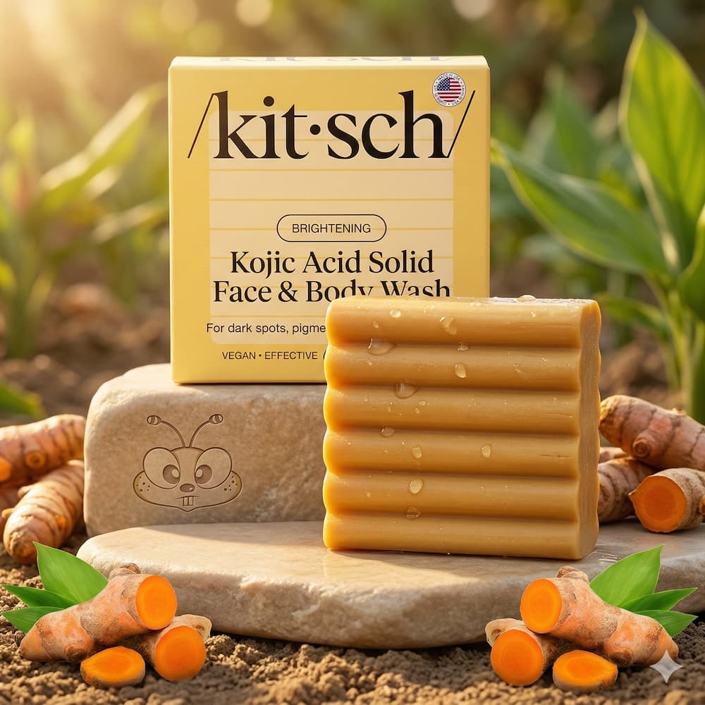 Kitsch Kojic Acid Bar Soap For Dark Spots