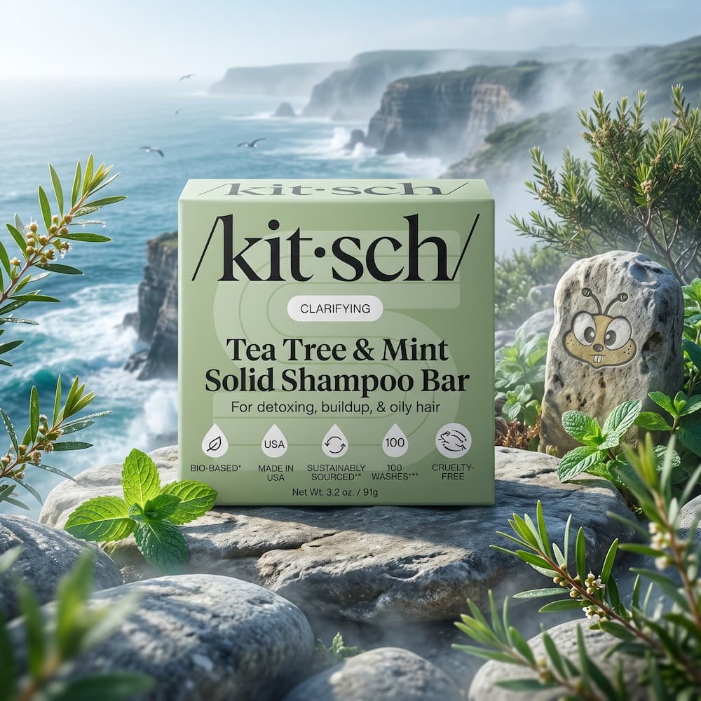 Kitsch Mint Solid Shampoo Bar