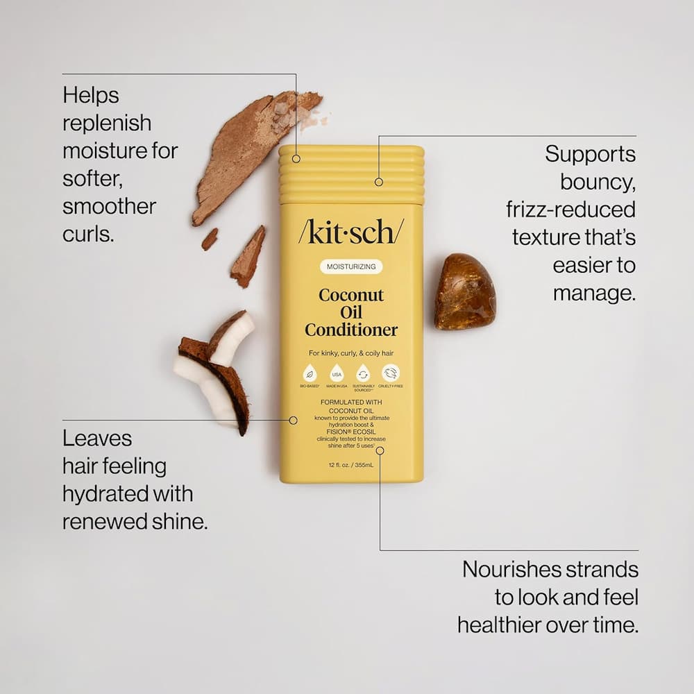 Kitsch Moisturizing Coconut Oil Conditioner Features