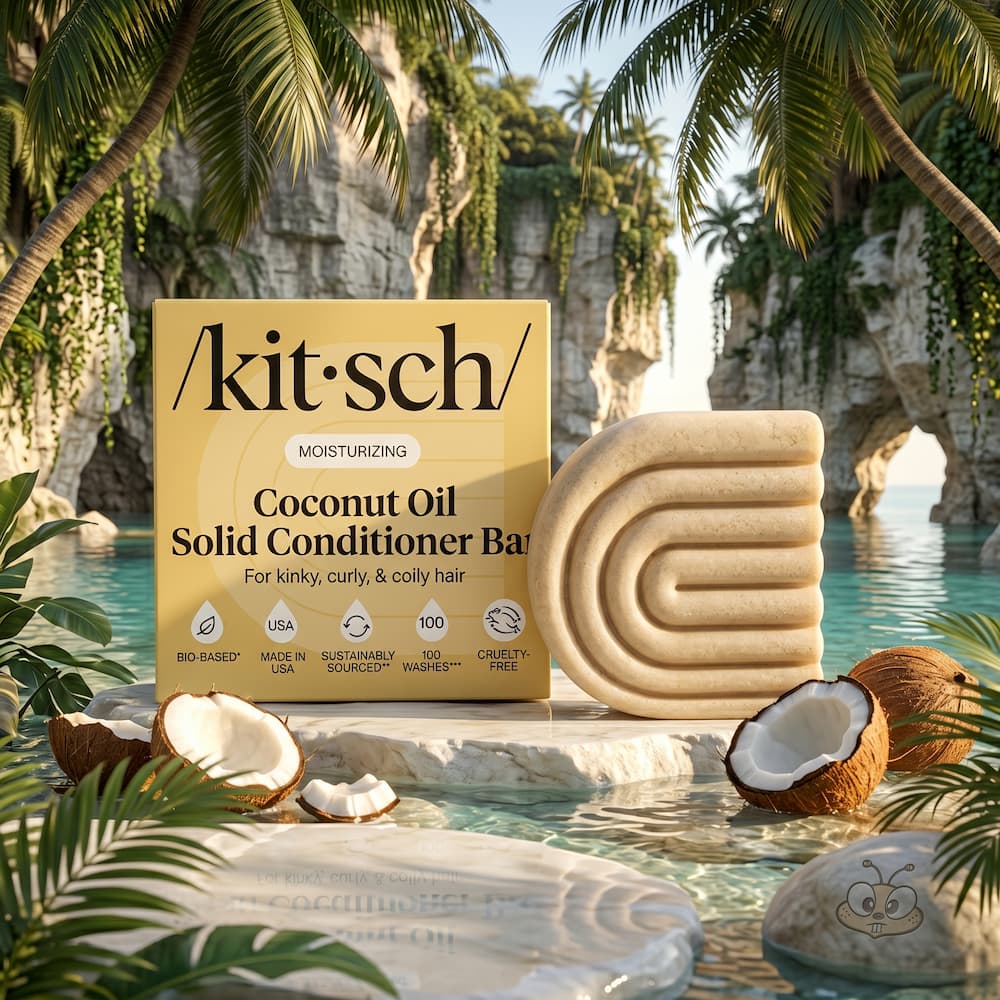 Kitsch Moisturizing Coconut Oil Solid Conditioner Bar
