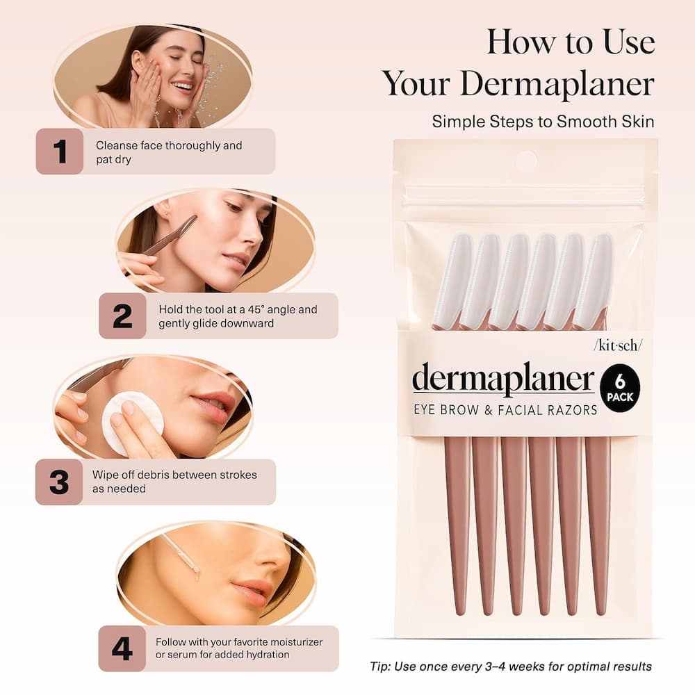 Kitsch Recycled Plastic Dermaplaners How To Use