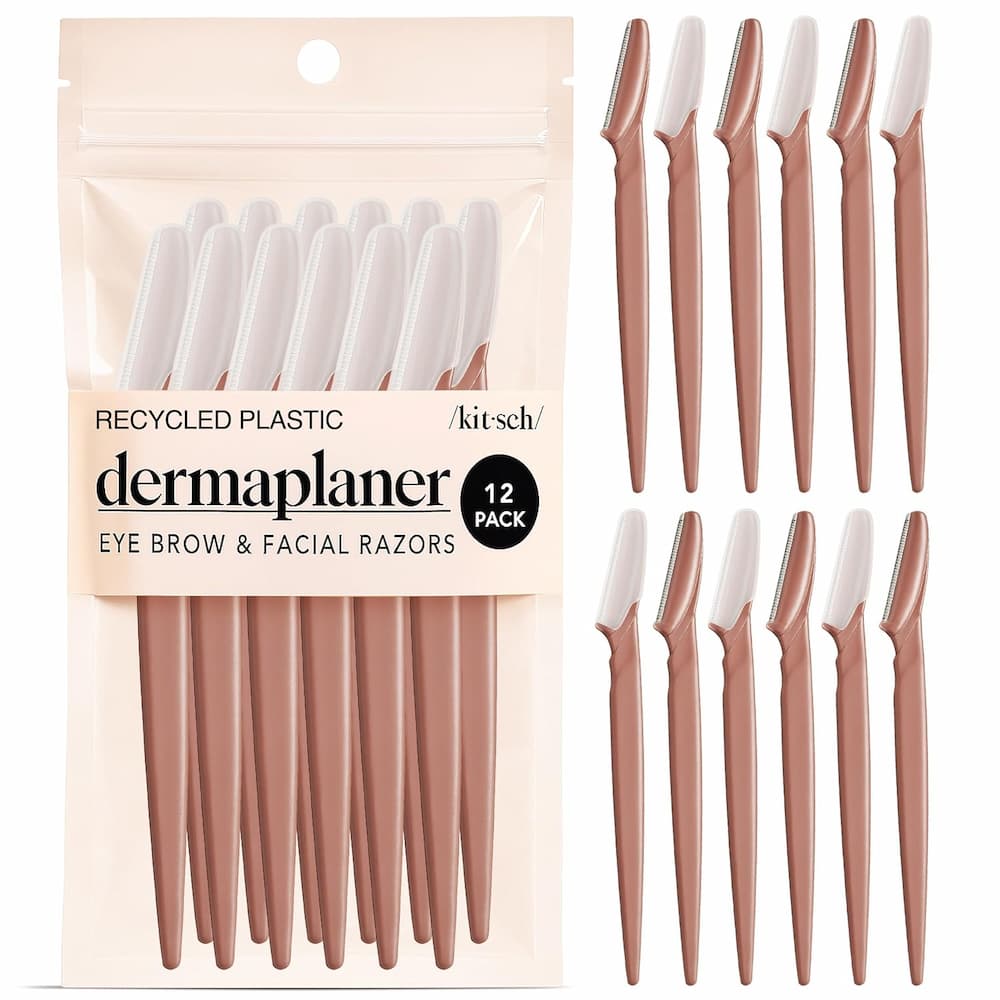 Kitsch Recycled Plastic Dermaplaners Terracotta 12-Pack