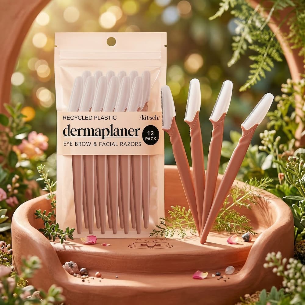 Kitsch Recycled Plastic Facial Razers