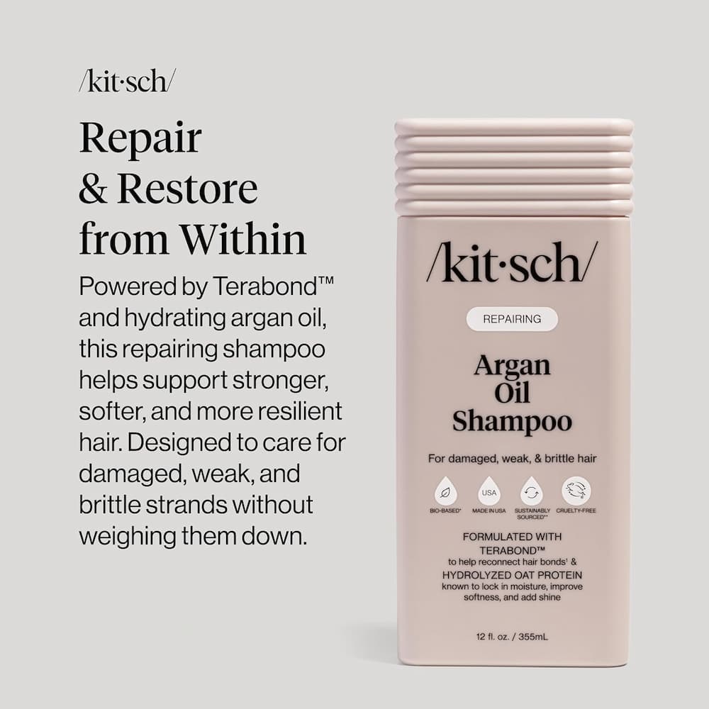 Kitsch Repairing Argan Oil Shampoo What It Does