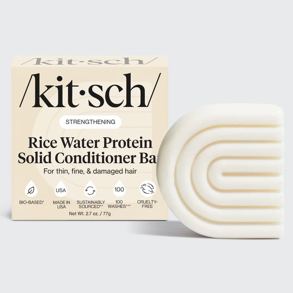 Kitsch Rice Water Conditioner Bar for Hair Growth Packaging