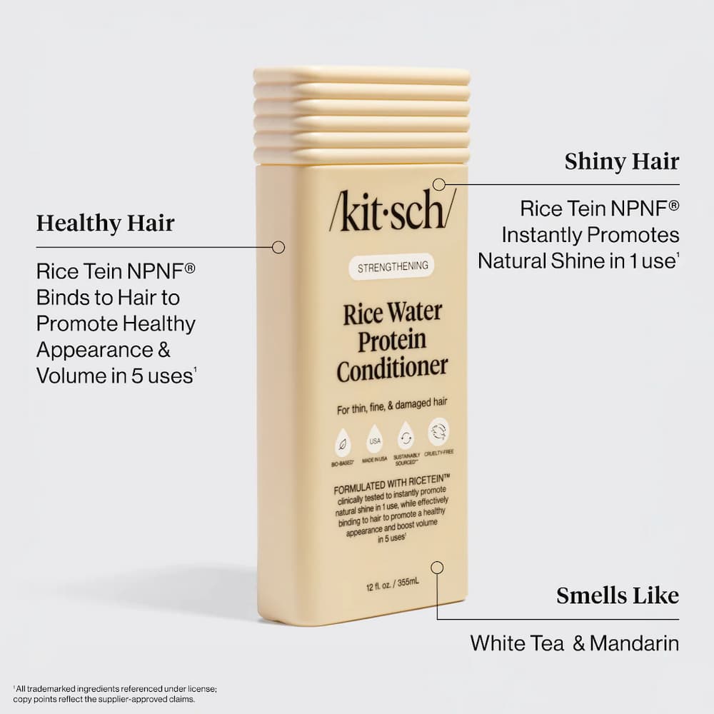 Kitsch Rice Water Protein Conditioner Features