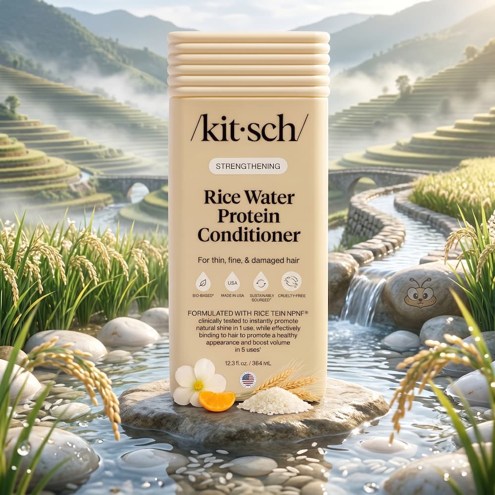 Kitsch Rice Water Protein Conditioner For Damaged Hair