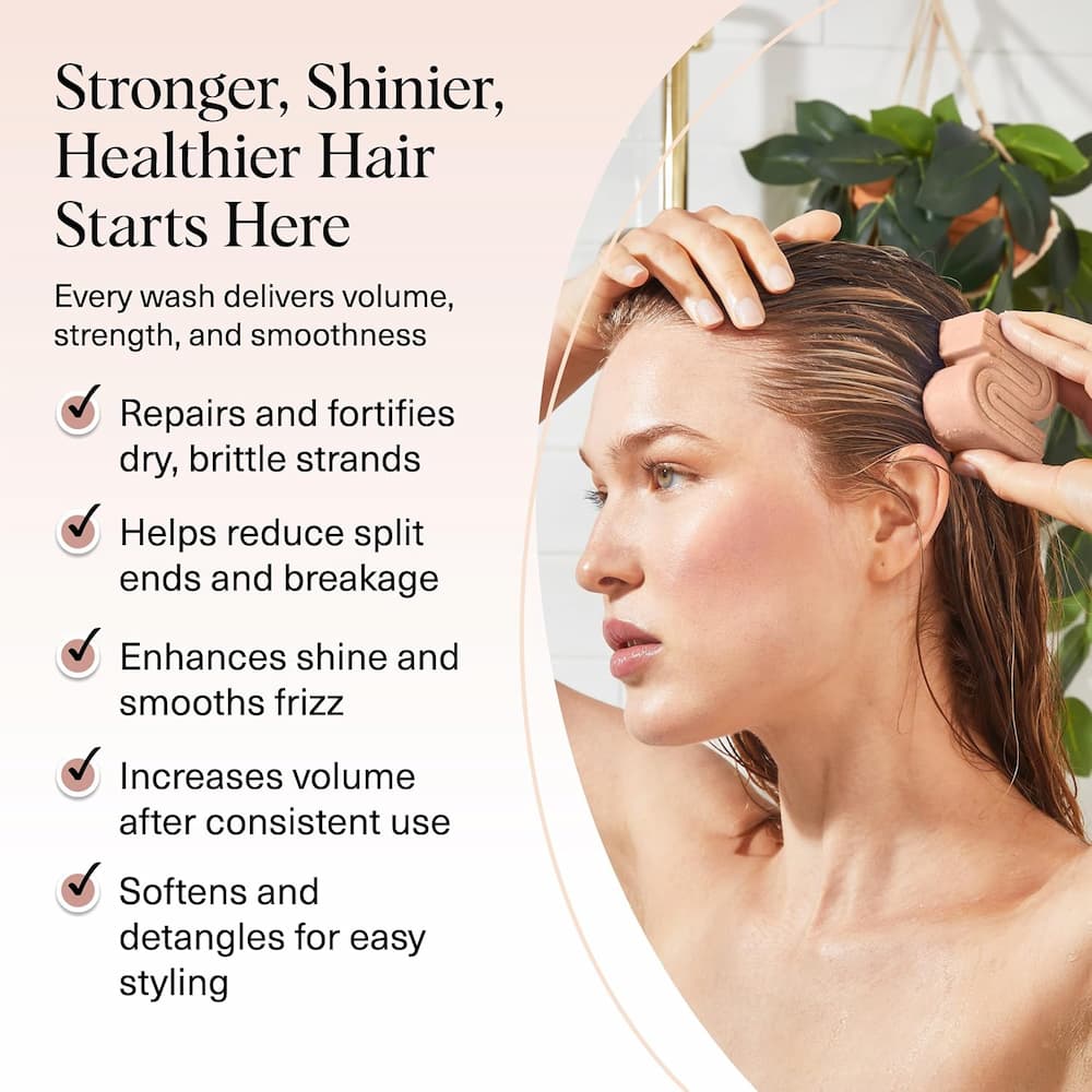 Kitsch Rice Water Shampoo Bar for Hair Growth Features