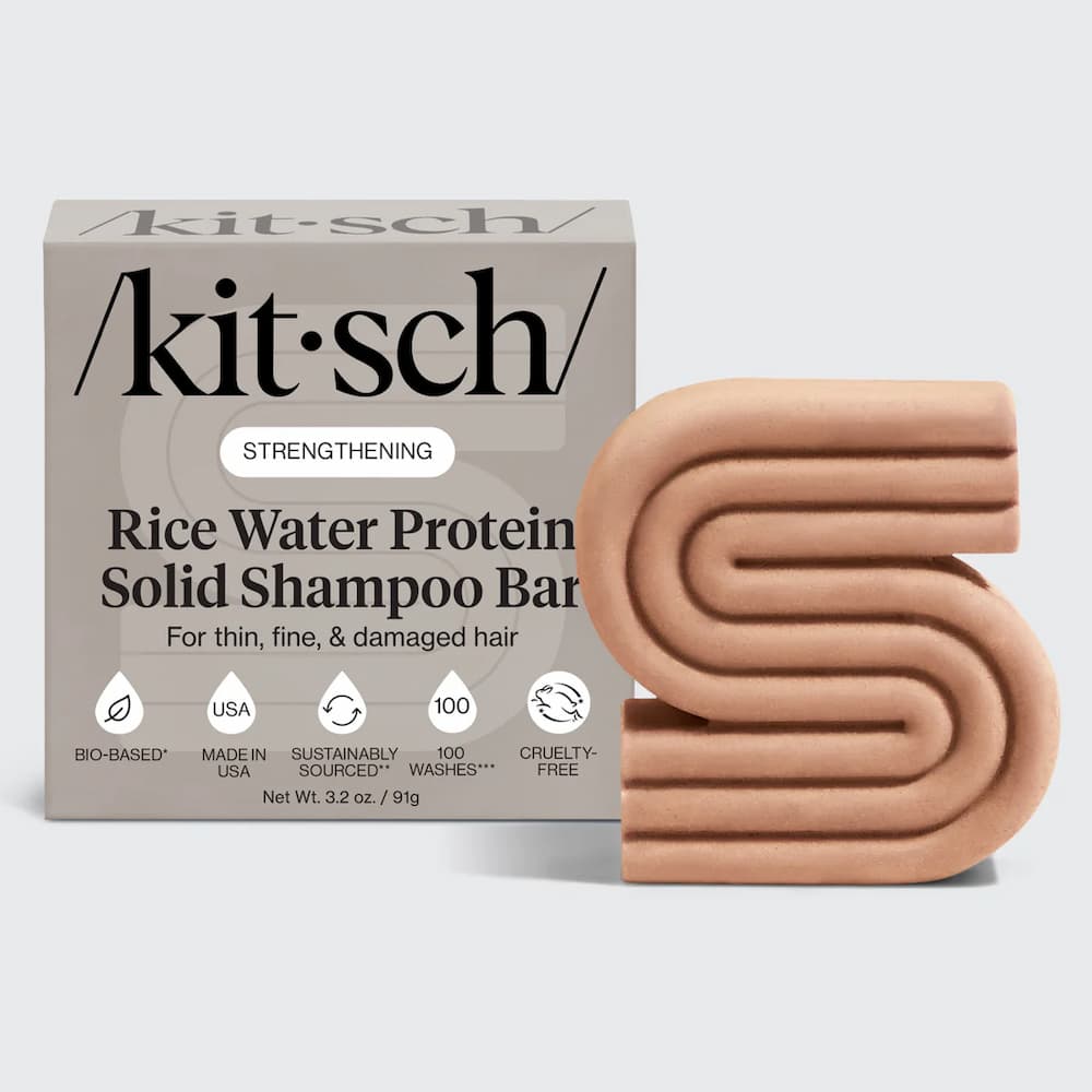 Kitsch Rice Water Shampoo Bar for Hair Growth Packaging