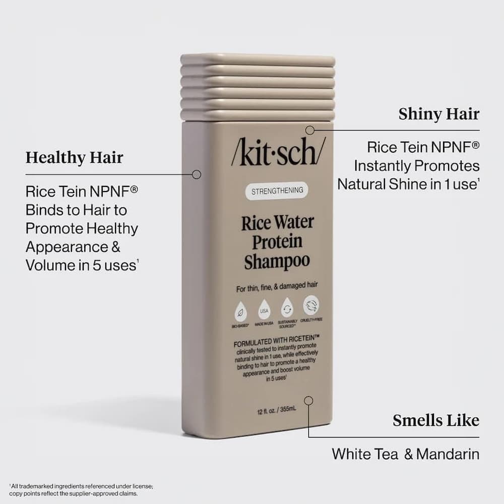 Kitsch Rice Water Shampoo Benefits