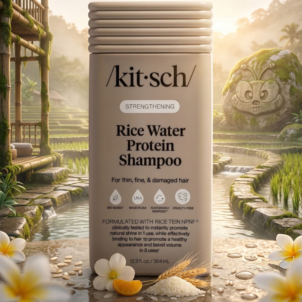 Kitsch Rice Water Water Protein Shampoo 12oz