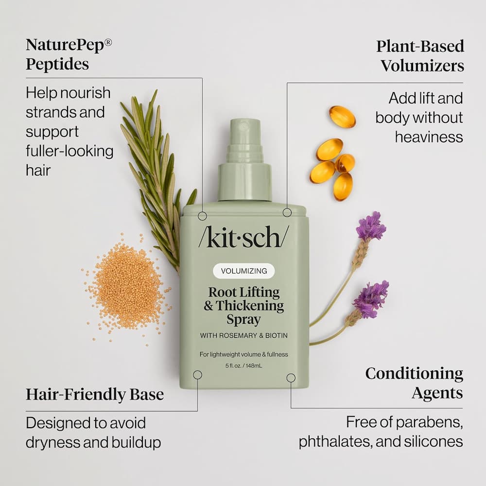 Kitsch Root Hair Volume Spray Features