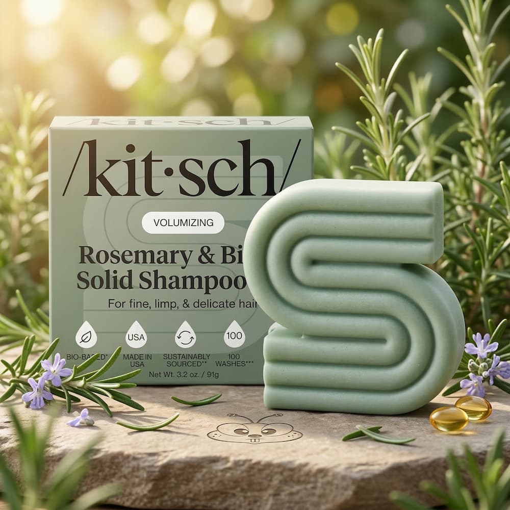 Kitsch Rosemary Biotin Solid Shampoo Bar