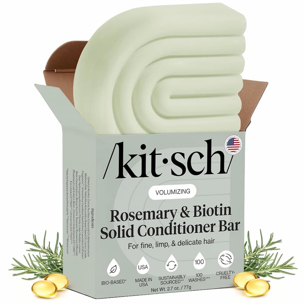 Kitsch Rosemary Biotin Volumizing Conditioner Bar Box