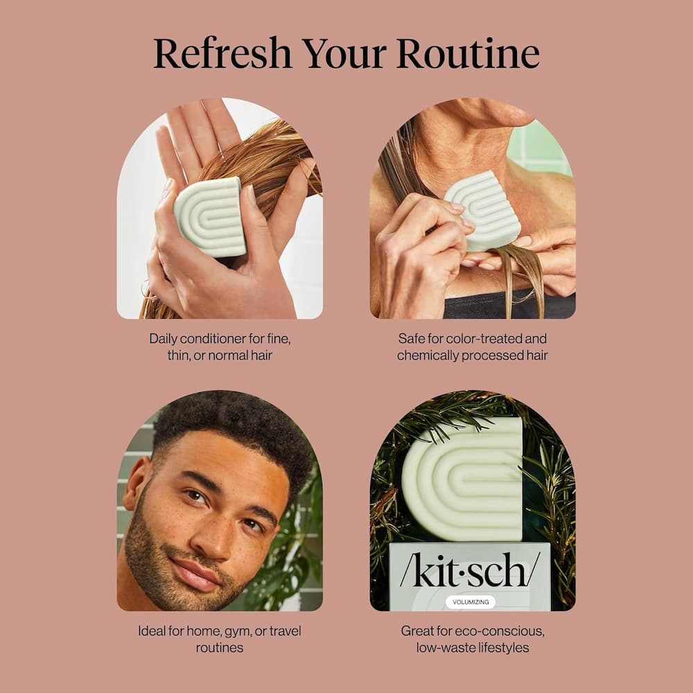 Kitsch Rosemary Biotin Volumizing Conditioner Bar Instructions