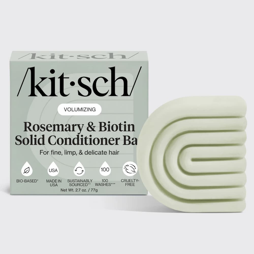 Kitsch Rosemary Biotin Volumizing Conditioner Bar Packaging
