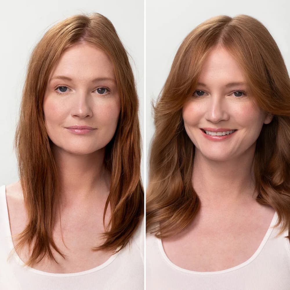 Kitsch Rosemary Biotin Volumizing Conditioner Before After