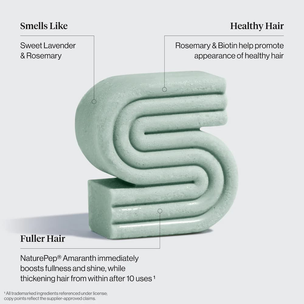 Kitsch Rosemary Biotin Volumizing Shampoo Bar Key Features