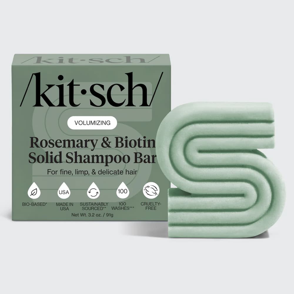 Kitsch Rosemary Biotin Volumizing Shampoo Bar Packaging