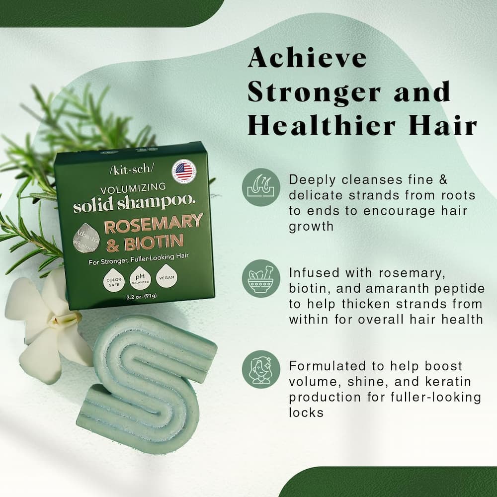Kitsch Rosemary Biotin Volumizing Shampoo Descriptions