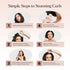 Kitsch Satin Heatless Curling Set Step By Step Guide